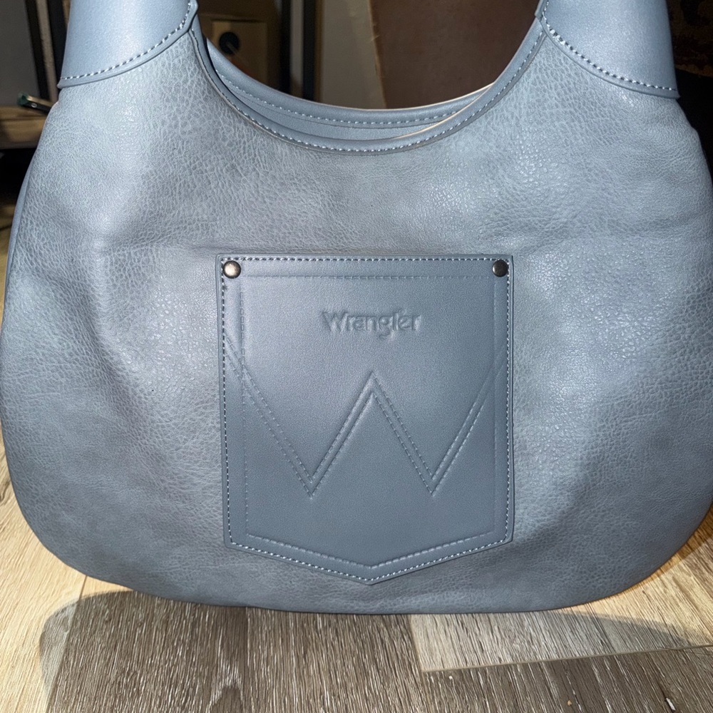 Wrangler Women's Slate Blue Hobo Bag